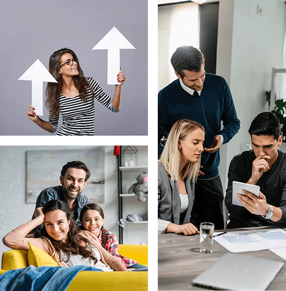 Dave Insurance advisors meeting clients